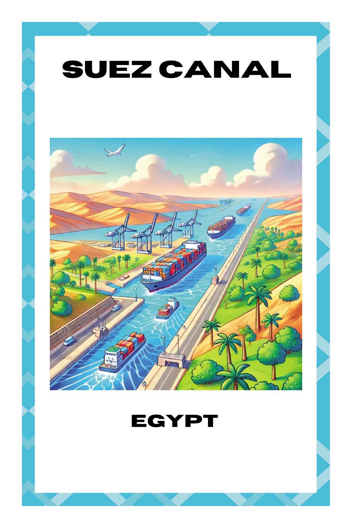 Geography : π§§ Landmarks Flashcard Set