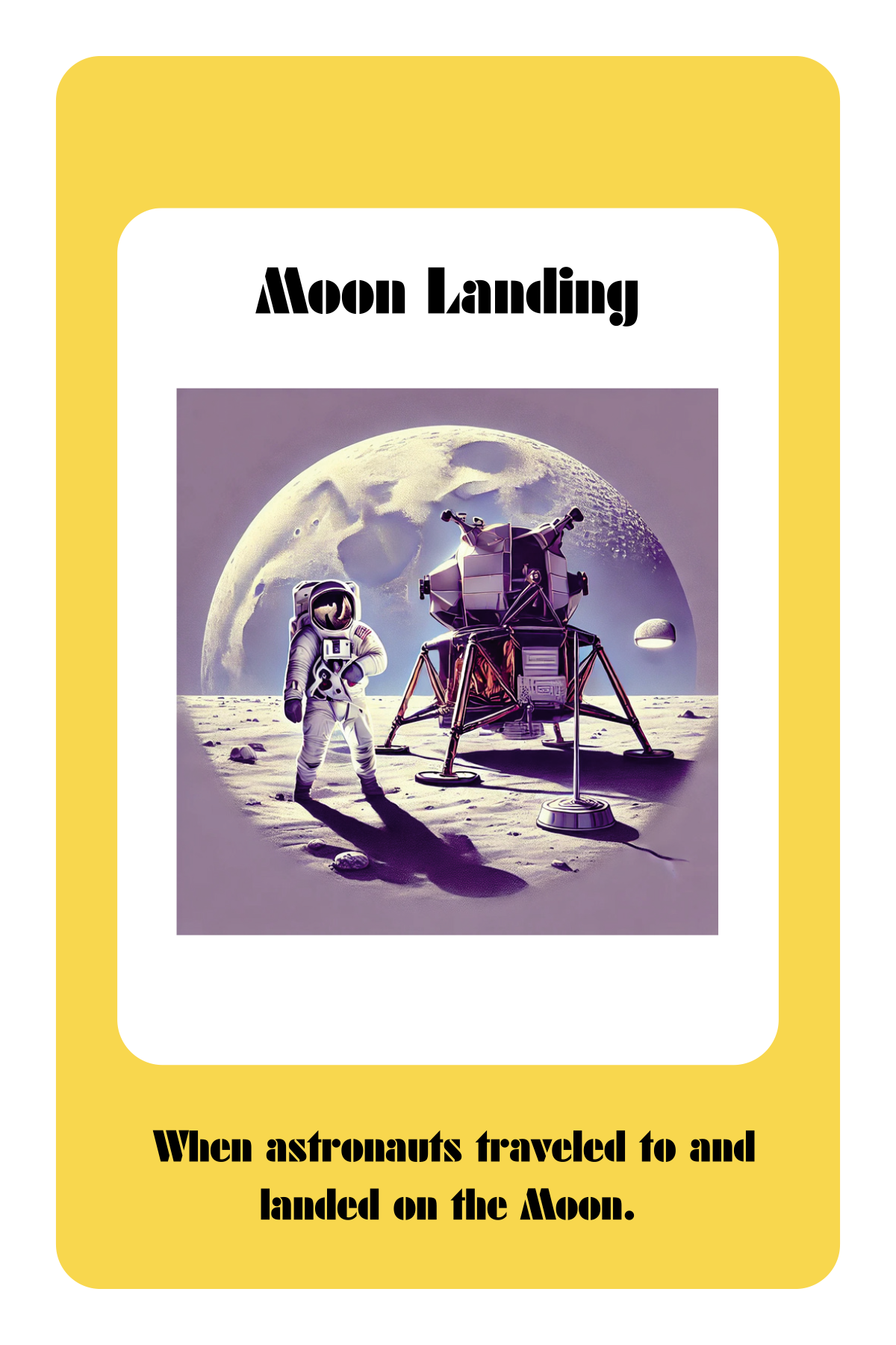 Space Exploration : 🧧Astronauts & Missions Flashcard Set