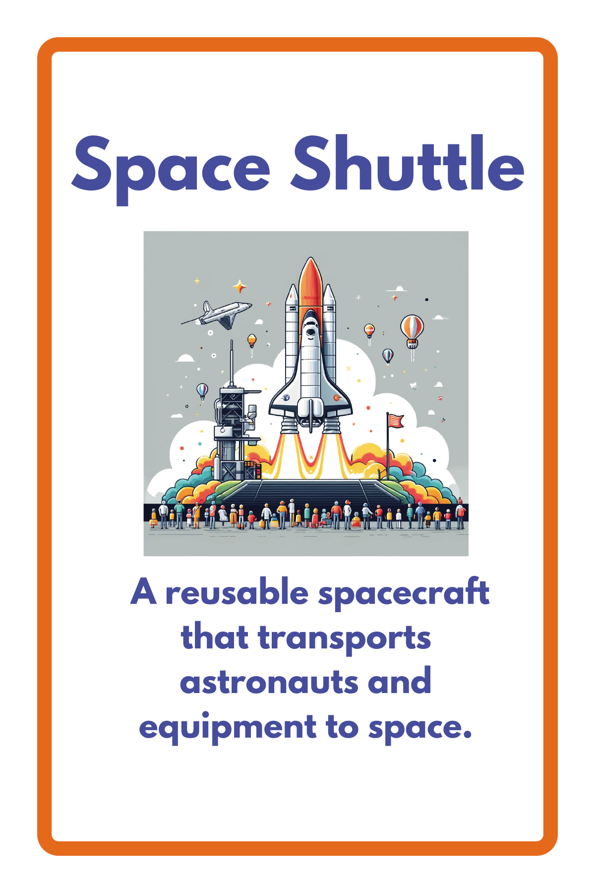 Space Exploration : 🧧 Spacecraft & Tools Flashcard Set