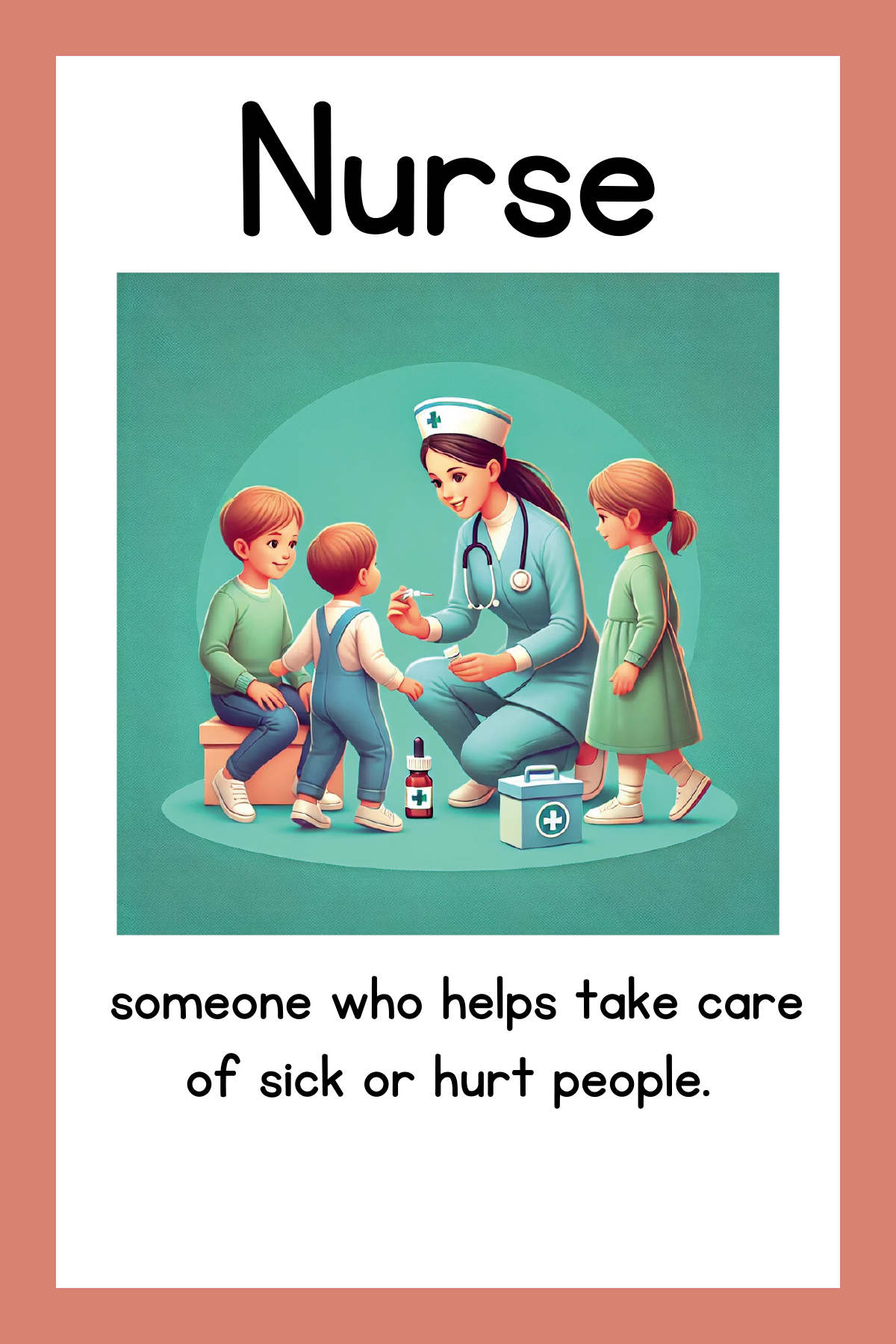 Medical: 🧧                    Doctor Flashcards Set