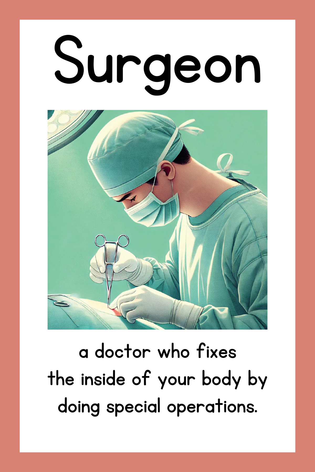 Medical: 🧧                    Doctor Flashcards Set