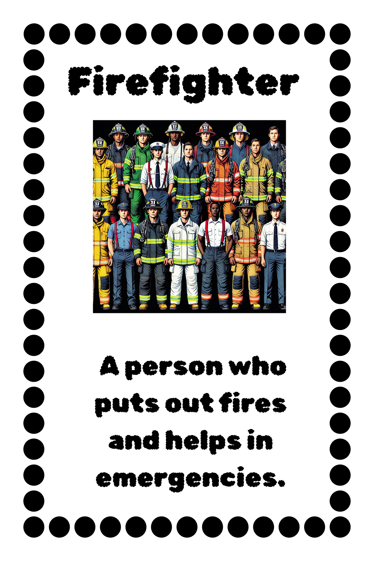 Emergency Services: 🧧FireFighter Flashcards Set