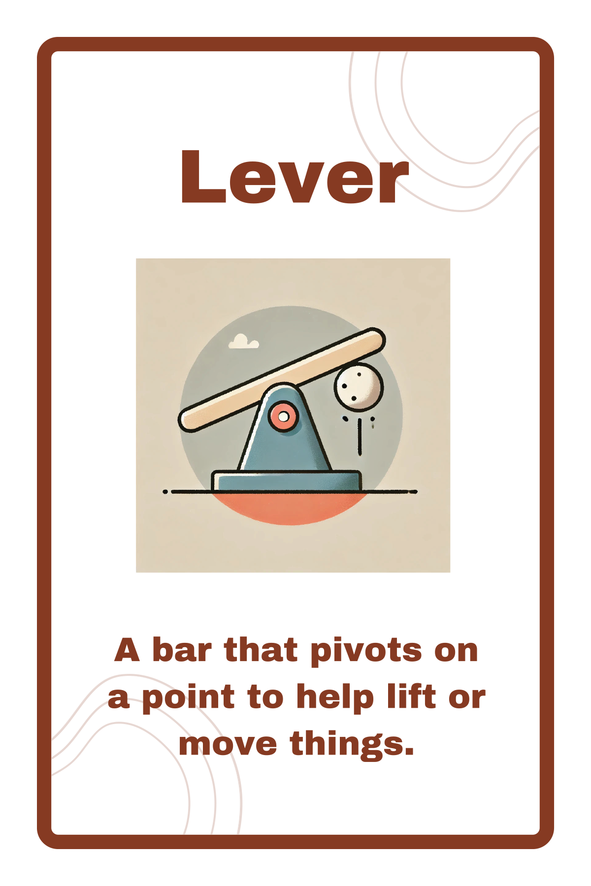 STEM :  🧧                     Simple Machines     Flashcard Set