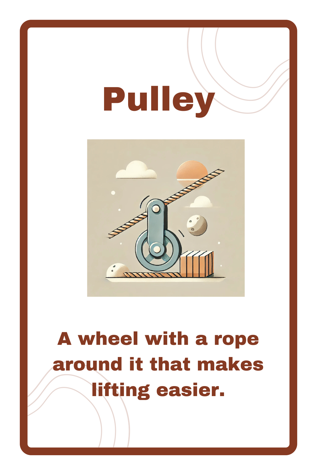 STEM :  🧧                     Simple Machines     Flashcard Set