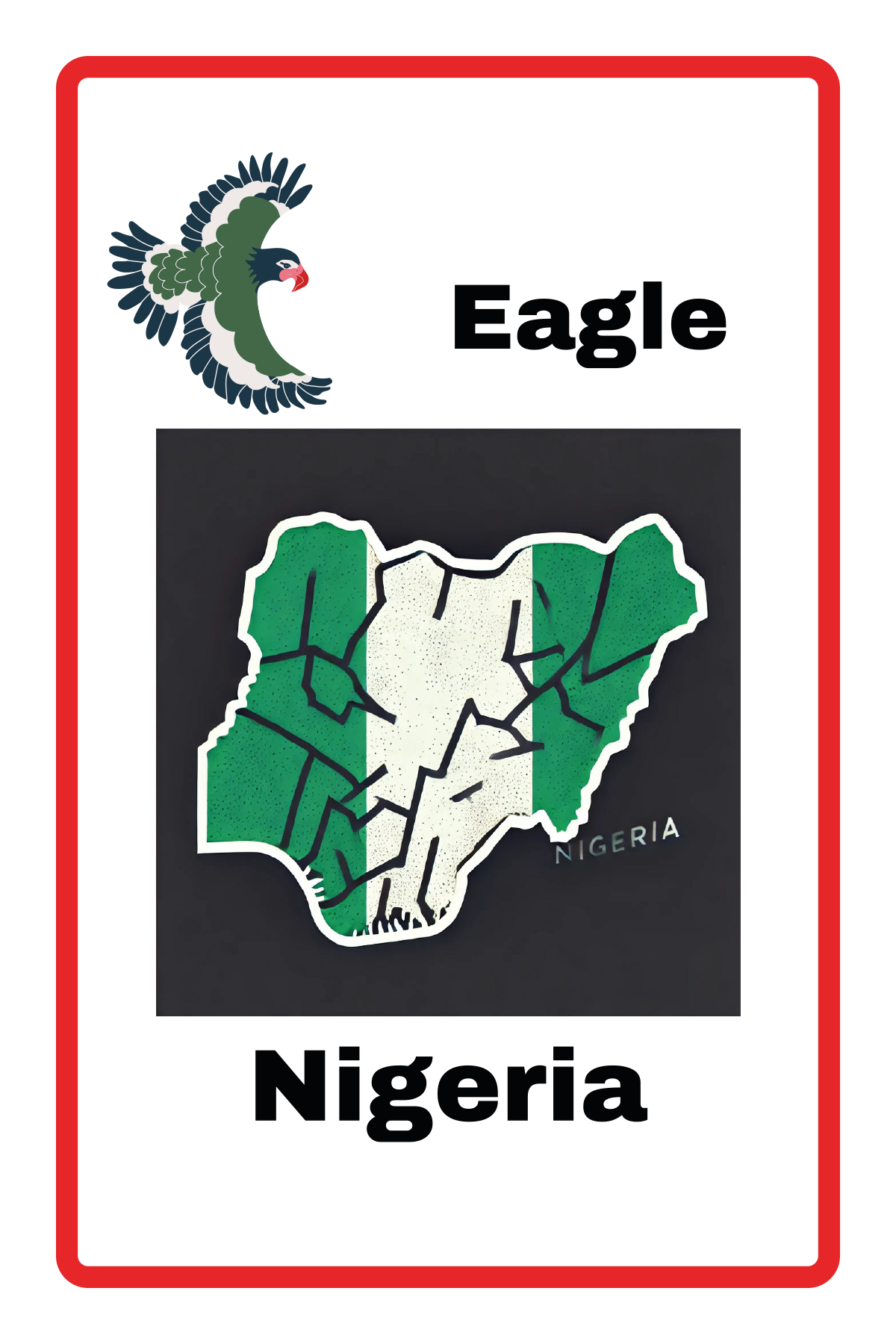 Geography : 🧧                       Part 1 Country & National Animal Flashcard Set