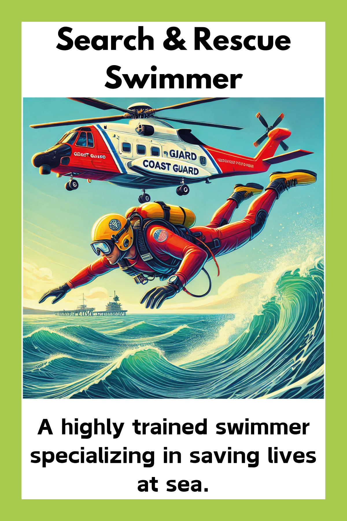 Emergency Services: 🧧Coast Guard Flashcards Set
