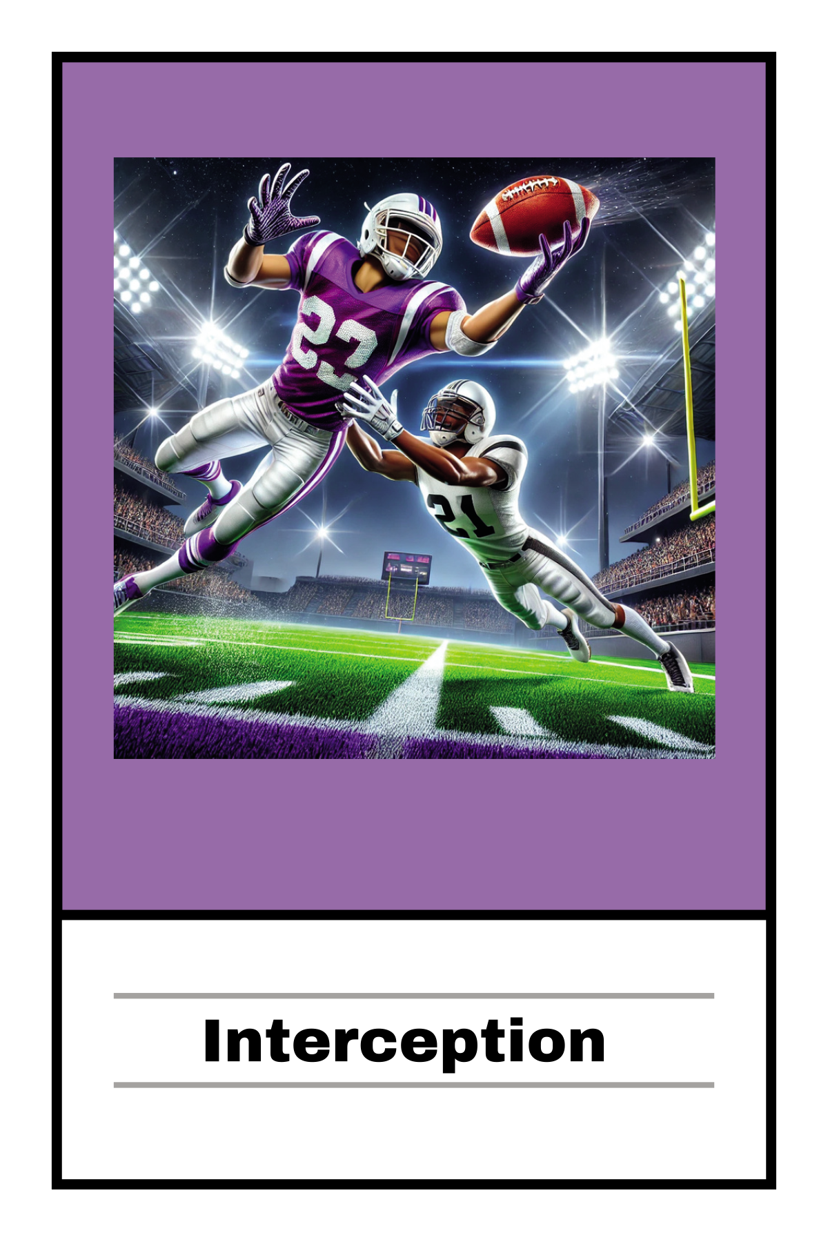Sports : 🧧                  Football FlashCards Set